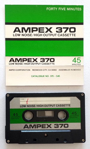 Ampex 370 minuti - mc,