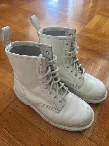 Stivaletti bianchi martens - stivaletti, dr