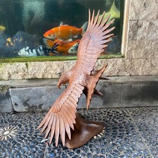 Statua aquila legno - aquila,