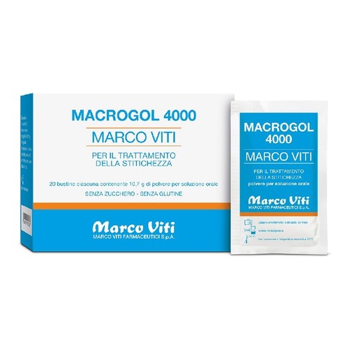 Macrogol 4000 bustine - macrogol, 20