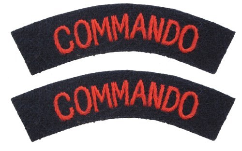 Commando shoulder titles ww2 - shoulder,