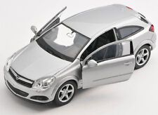 SPEDIZIONE LAMPO OPEL ASTRA GTC 2005 argento silver welly modello auto 1:34-39 NUOVO/CONFEZIONE ORIGINALE
