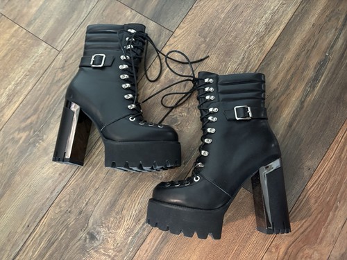 Stivali neri platform taglia - , 8