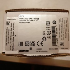 ORIGINAL CARTRIDGE SHURE BETA 58A MICROFONO DINAMICO R176