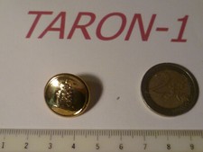 BOTTONE NAVE VELIERO MARINA METALLO COLOR ORO SPECCHIO DIAMETRO 2 CM