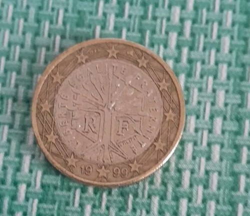 Moneta euro francia - moneta,