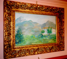 UMBERTO LILLONI Olio 1950 Tela cm.38x55 aligi sassu,michele cascella,tano festa