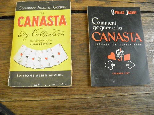 Lot books canasta by - 2, on