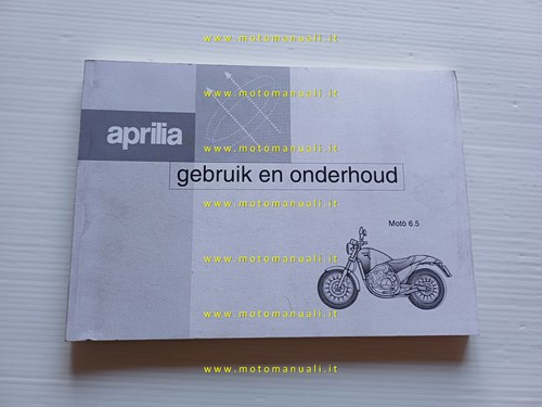 Aprilia moto 650 1996 manuale - aprilia,