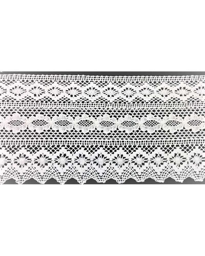 Merletto cotone bianco - cotone,