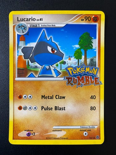 Pokemon lucario holo - pokemon, lv.41