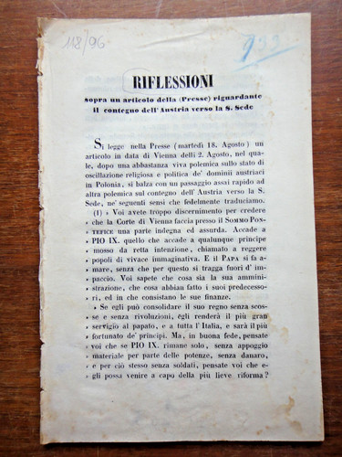 1850 circa riflessioni - 1850, circa-riflessioni