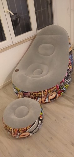 Poltrona poggia piedi - poltrona,