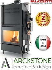 Palazzetti HWT S78F FASTR Termocamino Legna Vaso Gruppo Idraulico Destra 34,3 Kw