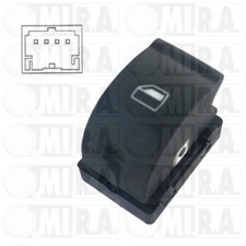 PULSANTE INTERRUTTORE ALZAVETRO ANTERIORE SX O DX AUDI TT A4 A2 SEAT EXEO