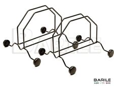 N°2 Carrello Con Rotelle a Pavimento Negozi Porta - Reggi Bici - Reggiciclo Nero