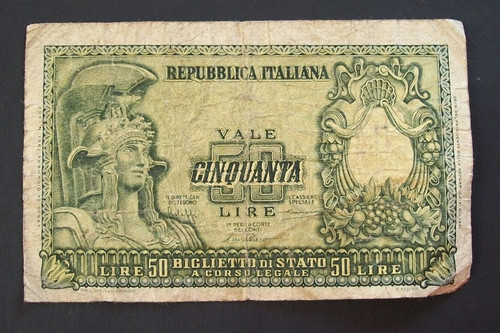 Lire italia elmata - lire,
