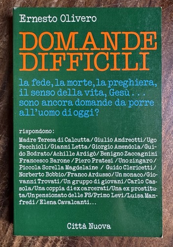 Ernesto olivero domande - ernesto,