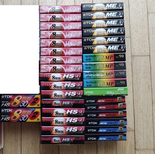 Lot cassettes hi8 8mm - 37,
