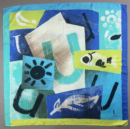 Authentique foulard vintage - foulard, "