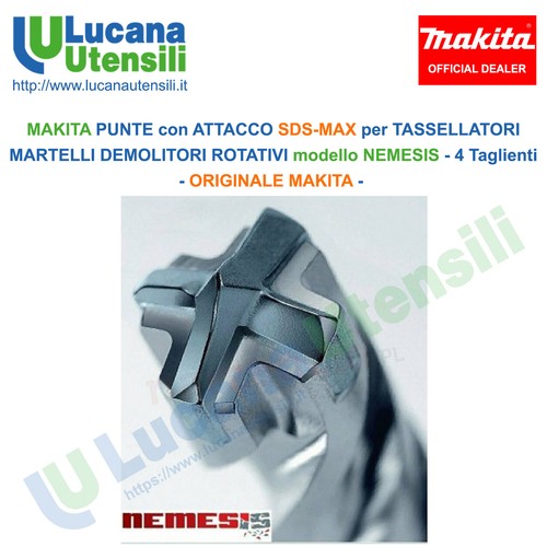 Makita punte attacco sds max - punte, x