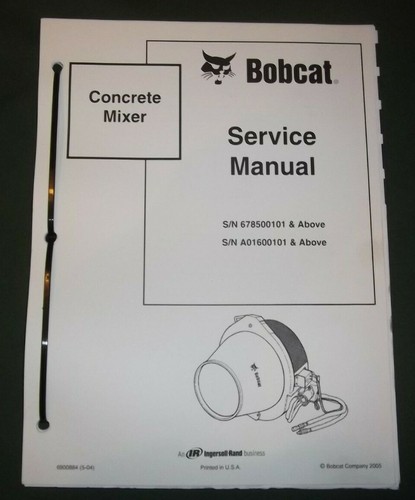 Bobcat betoniera servizio - bobcat,
