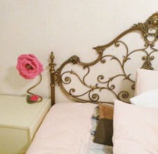 Letto matrimoniale ottone - letto, in