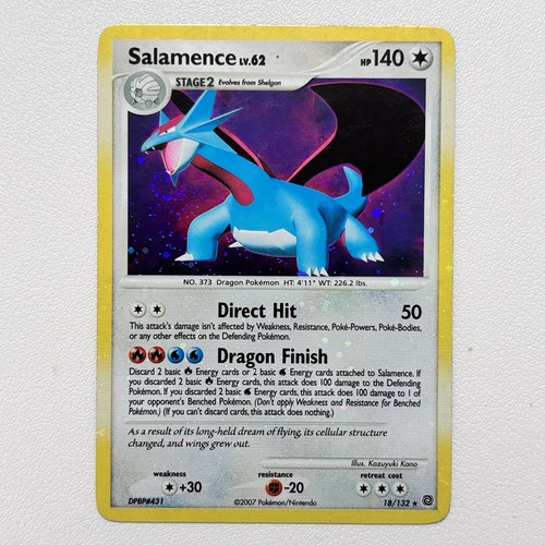 Salamence 132 holo rare - salamence, 18/132