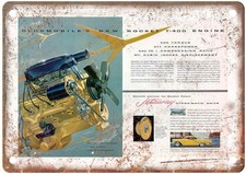 Insegna metallo oldsmobile - in,