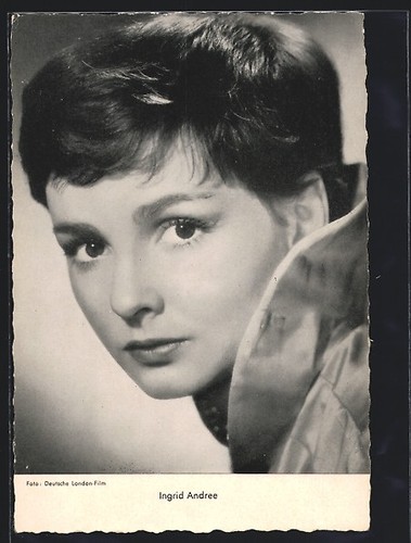 Cartolina attrice ingrid - cartolina,