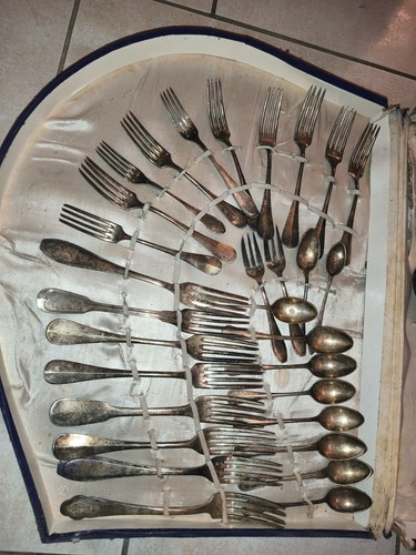 Set posate placcate argento - posate,