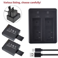 Batteria 3,7 V 900 mAh o caricatore USB per fotocamera SJCAM SJ4000 SJ5000 SJ6000 SJ7000