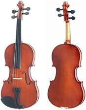 Mendini MA250 Vernice Viola con Custodia, Arco, Rosone, Ponte e Corde, 14 Pollici--
