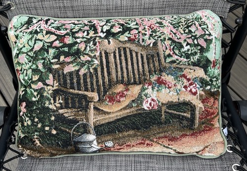Cuscino lombare arazzo vintage