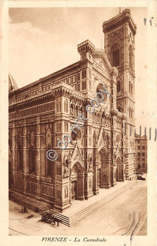 Cartolina firenze cattedrale - firenze,