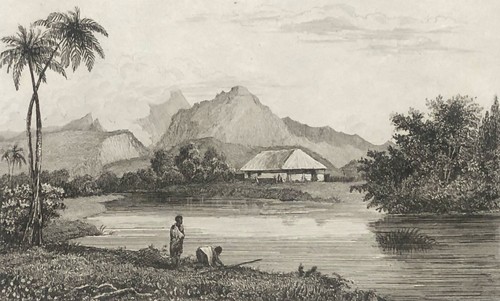 Tahiti vista matavaï - matavaï, 1836