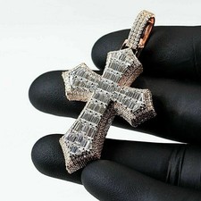 Ciondolo CROCE Diamante 4Ct