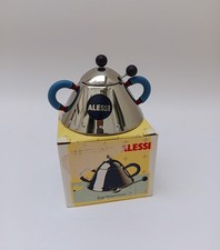 ♥ ZUCCHERIERA ALESSI 9097 CON CUCCHIAINO DESIGN MICHAEL GRAVES ACCIAIO 18/10