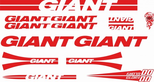 Adesivi telaio giant glory - adesivi,