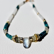 Collana Labradorite Malachite