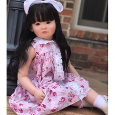 Bambola neonato dipinta 30"