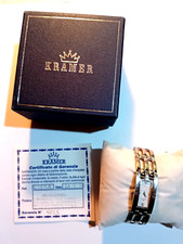 OROLOGIO KRAMER-DA DONNA-ANALOGICO-ACCIAIO-SCATOLA E GARAZIA DELL'EPOCA-2003