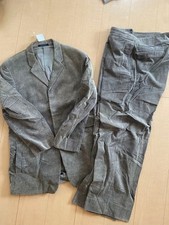 Tuta casual in velluto a coste