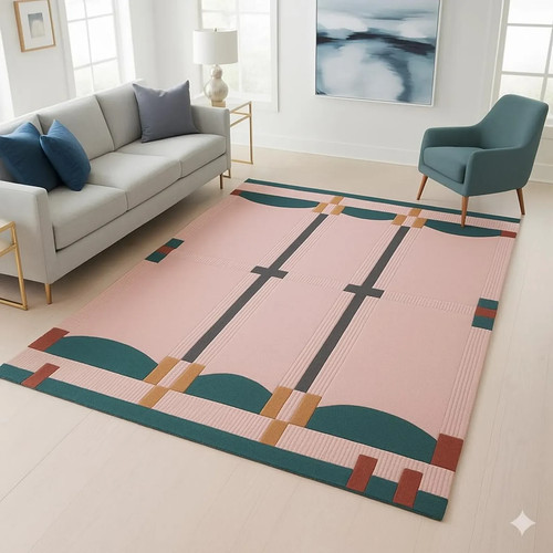 Tappeto moderno geometrico
