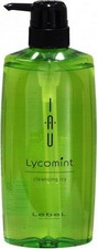 LebeL IAU Lycomint detergente ghiacciato 600 ml shampoo silicone ghiacciato flacone senza