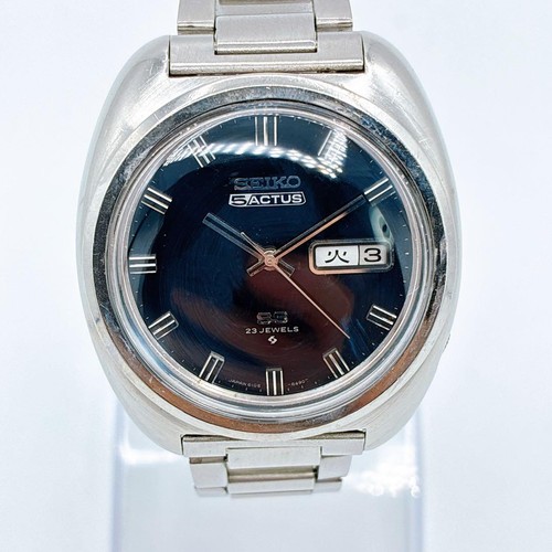 Seiko 5actus 6106 8450 - ss, blu
