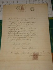 ANTICO DOCUMENTO PROVINCIA DI