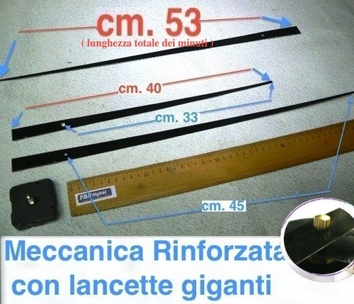 Orologio con lancette giganti - con,