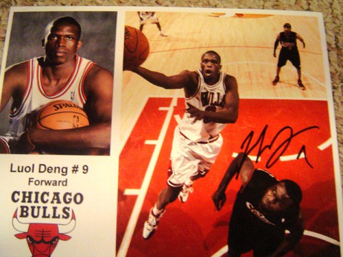 Luol deng foto - luol, autografata