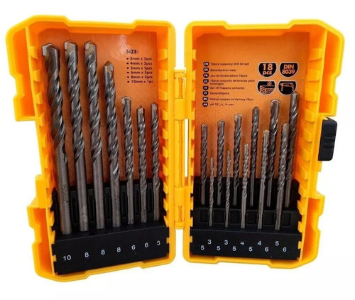 Set punte trapano 10 mm - set,